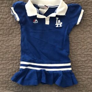 Toddler Girls LA Dodgers Spirit Cheer Dress 2T